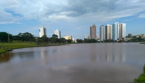 View of Campo Grande, Brazil Stock Photos