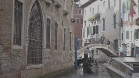 View from the canal Video stock 236117635