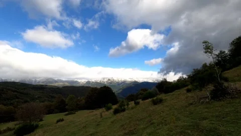 View of the Canigou Massif Stock Footage 150713443