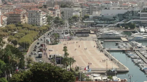View Of Cannes From The Observation Deck 動画素材 67430056