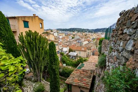 View of Cannes from the top Stock Photos