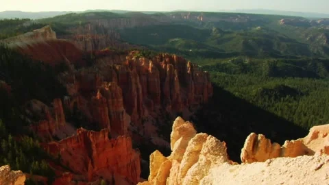 A view of a canyon Stock Footage 156017022