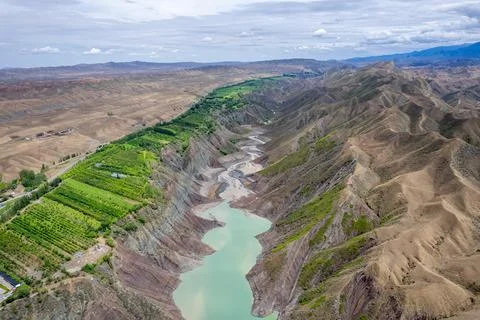 View of the canyon Stock Photos