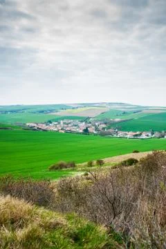 View from cap Blanc Nez Stock Photos
