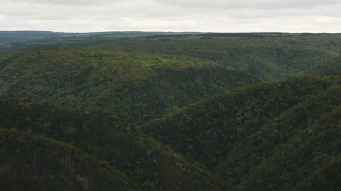 View from Cape Clear, Cape Breton, Nova Scotia Stock Footage 231239484