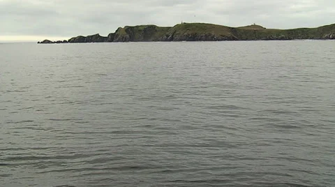 View of Cape Horns cliff (Cabo de hornos) Stock Footage 36432539