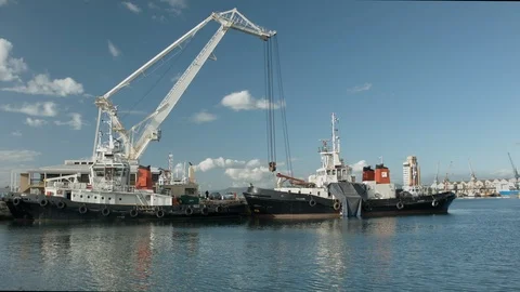View Cape Town Cargo Port Stock Footage 121397740