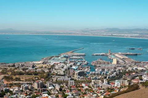 View of cape town harbor Foto stock