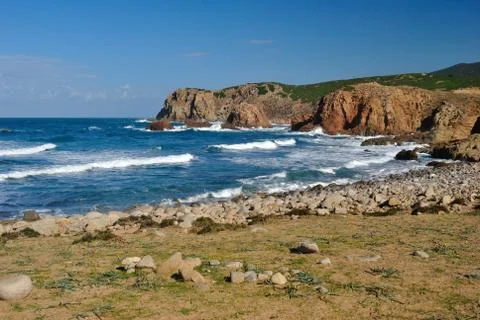View of Capo Pecora Фото