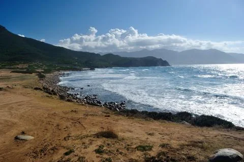 View of Capo Pecora Stock Photos