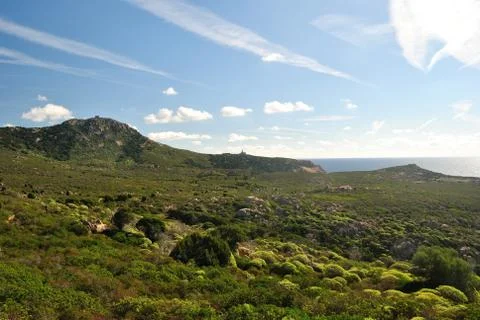 View of Capo Spartivento Stock Photos