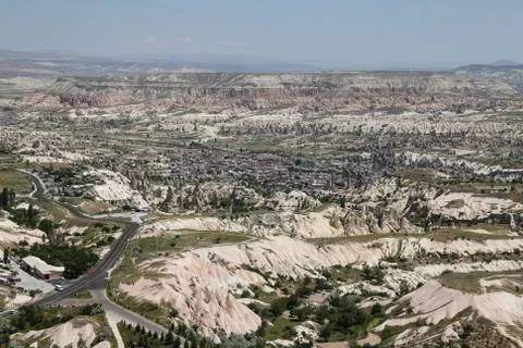 View of Cappadocia in Turkey Stock Photos