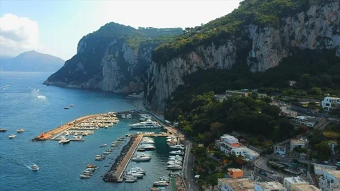 View of Capri Island . Vidéo 96050043