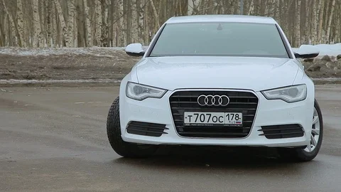 View of the car exterior Stock Footage 78552016