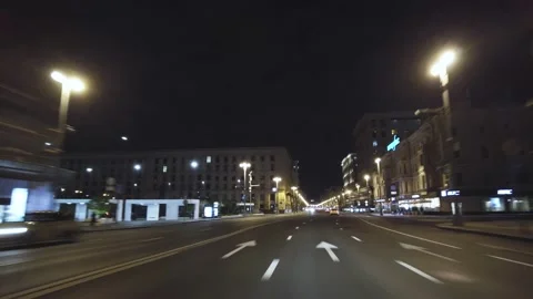 View From The Car To The High Streets Time lapse Stock-Footage 155204093