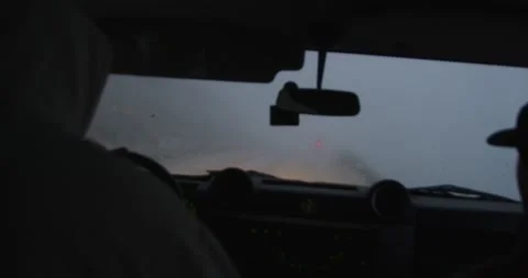 View from the car to the mountain landscape Stock Footage 232138346