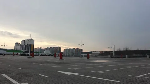 View from the car parking site Stock Footage 123318353