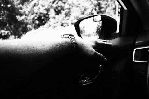 View from the car 写真素材