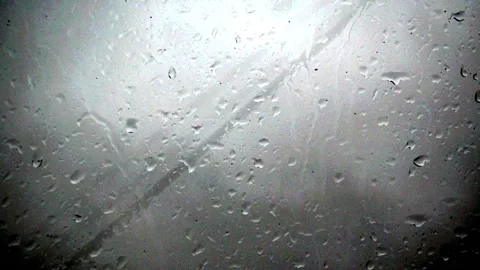 The view from the car in the rain Vídeos de archivo 145177200