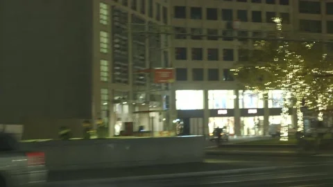 View from a car window in berlin Stock Footage 149238185