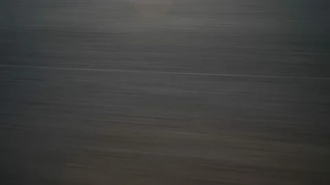 View from the car window on fast-moving asphalt road with markings. Travel trip Stock Footage 206835396