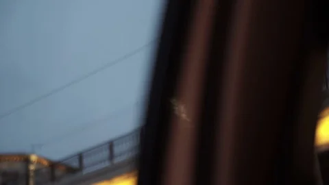 View from car window Stock Footage 77377206