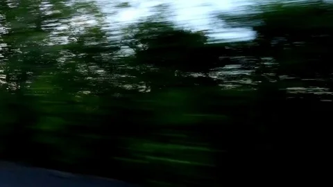 View from car window. Stock Footage 80117822