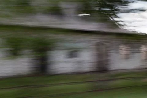 View from the car window. Stock Photos