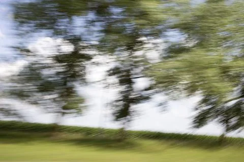 View from the car window. Stock Photos