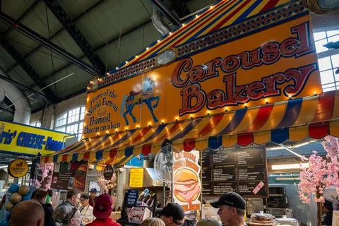 View of Carousel Bakery inside St. Lawrence Market. Toronto, Canada - June 16, Stock Photos