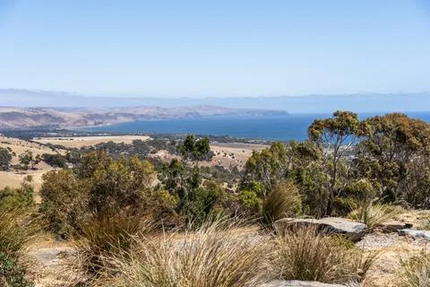 View from Carrickalinga Lookout Stock Photos