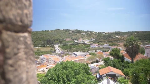View from Castelo de Silves Stock Footage 229035429