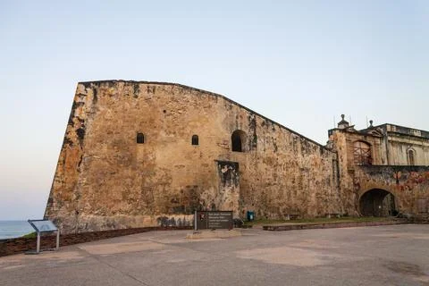 View of the Castillo de San Cristobal in Old San Juan, Puerto Rico Stock Photos