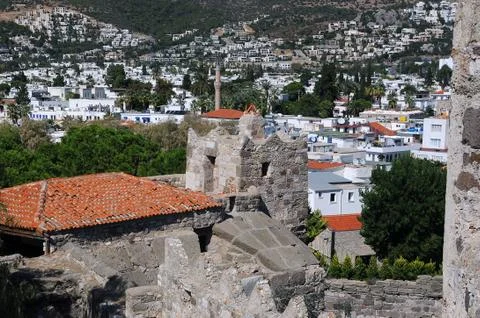 View from the Castle in Bodrum Stock Photos