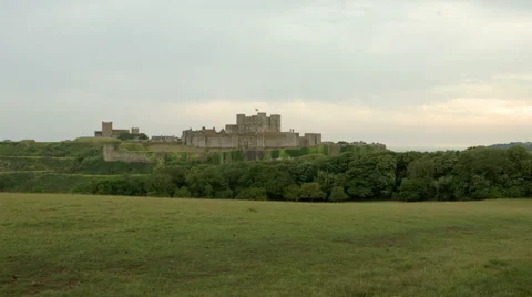 View of the castle in Dover Stock Footage 58943208