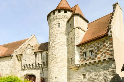View of the Castle of Hattonchatel Stock Photos