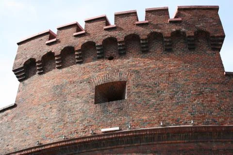 View of the castle in Kaliningrad Stock Photos