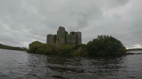 View of Castle Kirk Stock Footage 232961572