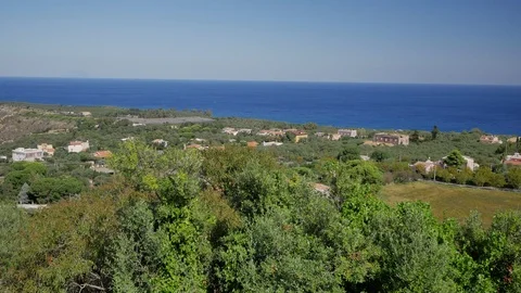 View from Castle in Milazzo. Stock Footage 97245070