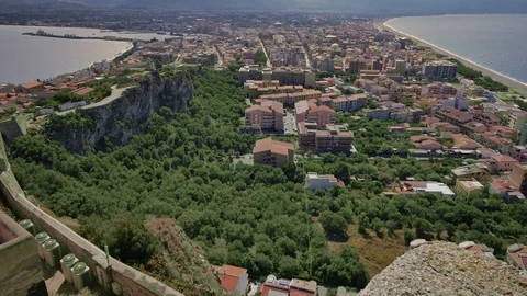 View from Castle in Milazzo. 스톡 동영상 97245983