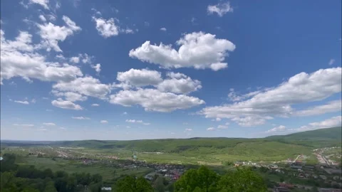 View from the castle on the mountain! Stock Footage 240894937