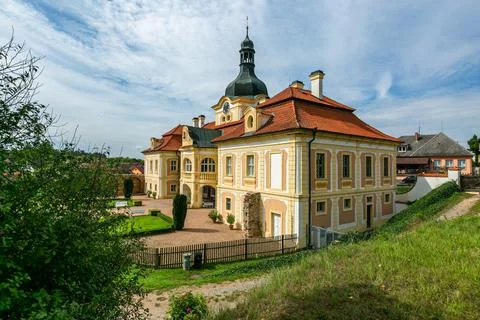 View of the castle Nebilovy Stock Photos