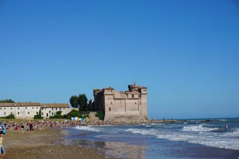 View of the castle of the ocean Stock Photos