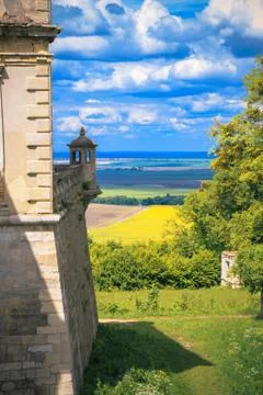 View of the castle Podgoretsky Stock Photos