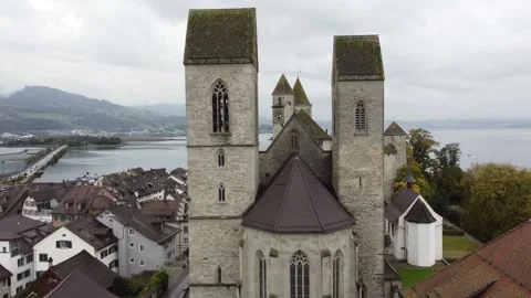 View of the castle of the river 库存影片 142710831