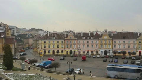 View of Castle square in Lublin - Poland Video stock 71506915