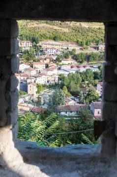 View From A Castle Window Stock Photos