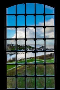 View from the castle window Stock Photos