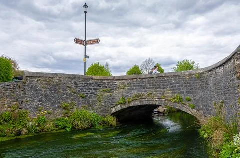 View of Castleton in Peak DIstrict Stock Photos