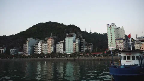 View Of Cat Ba Island And Halong Bay, Vietnam Vidéo 132172020